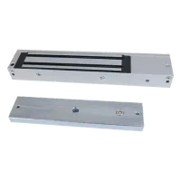 Vista 1 de Chapa Magnética de 600 Lbs (272 Kg) / Montaje en Puerta Normal / Certificado CE /  Uso en Interior / Magnetismo Anti-residual