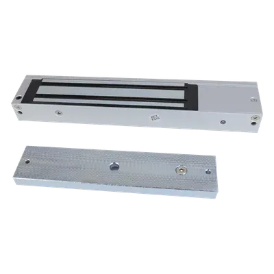 Chapa Magnética de 600 Lbs (272 Kg) / Montaje en Puerta Normal / Certificado CE /  Uso en Interior / Magnetismo Anti-residual