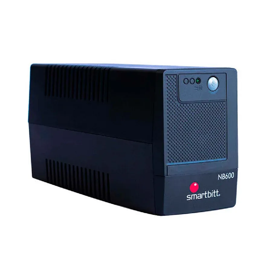 Galería 3 de NO-BREAK INTERACTIVO SMARTBITT  SBNB600   600VA - 300 W, CLAVIJA NEMA 5-15P, 4 CONTACTOS TIPO NEMA 5-15R, TODOS CON RESPALDO DE BATERIAS, REGULACION Y SUPRESION DE PICOS.