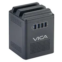 REGULADOR DE VOLTAJE VICA CONNECT 800 800 VA - 400 W 4 TOMAS NEMA 5-15R Y CENTRO DE CARGA CON 4 PUERTOS USB