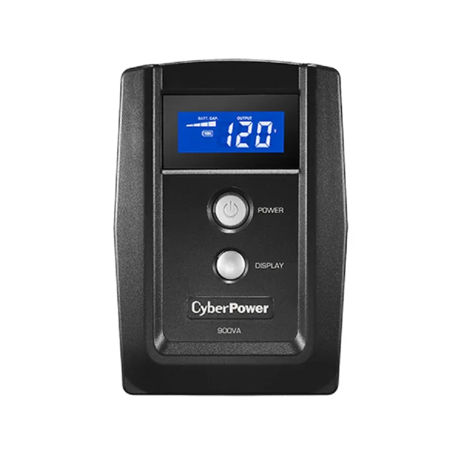 Galería 2 de NO BREAK CYBERPOWER OM900ATLCD 900VA - 420W, INTERACTIVO, TORRE, 6 NEMA 5-15R, 3 RESPALDO Y 3 SUPRESION, 2 AÑOS DE GARANTA EN EQUIPO, 1 AÑO EN BATERIAS.