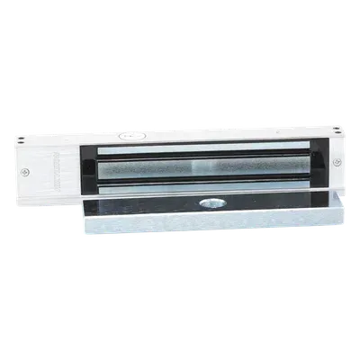 Galería 2 de Chapa Magnética de 617 Lbs (280 Kg) / Montaje en Puerta Normal o de Vidrio / Certificado CE /  Uso en Interior / Indicador LED / Magnetismo Anti-residual