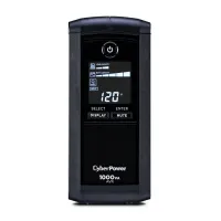 Vista 2 de NO BREAK CYBERPOWER CP1000AVRLCD 1000 VA - 600 WATTS, INTERACTIVO,TORRE, 9 NEMA 5-15R, 5 RESPALDO Y 4 SUPRESIN, 3 AÑOS DE GARANTA, INCLUYENDO BATERA.