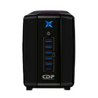 Galería 1 de NO BREAK INTERACTIVO CDP DE 1000 VA - 500WATTS 8 CONT