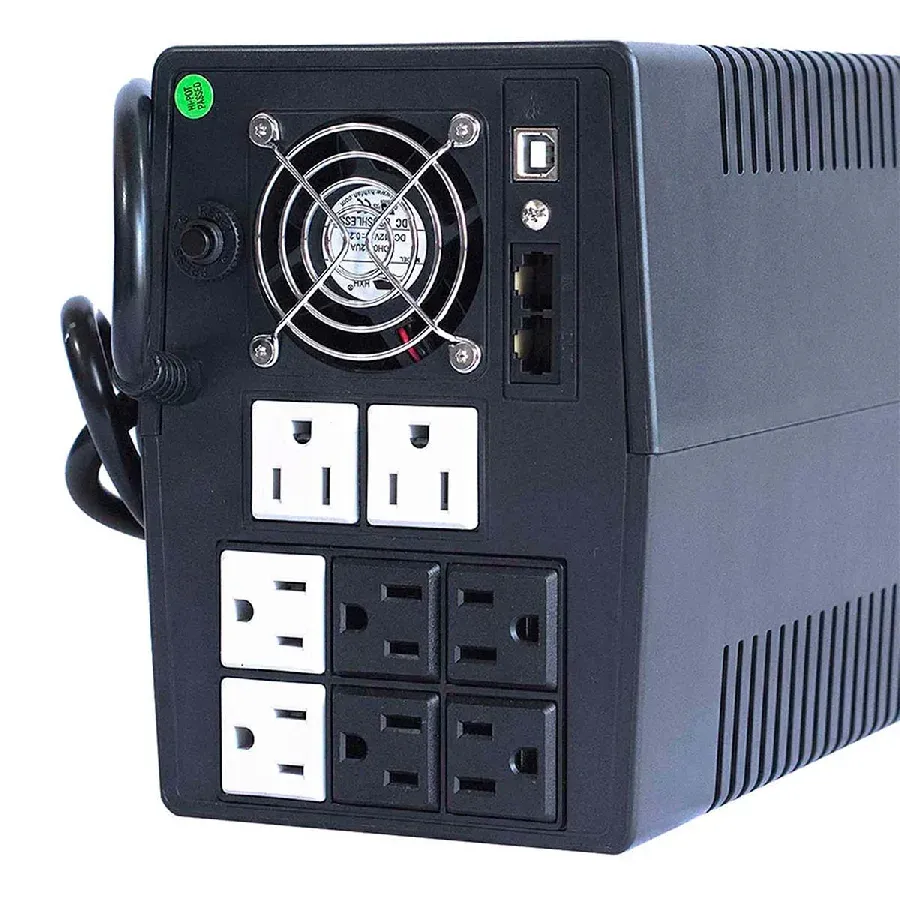 Galería 3 de NO-BREAK INTERACTIVO SMARTBITT   SBNB2400 2400VA - 1200W, CLAVIJA NEMA 5-15P, 8 CONTACTOS, TIPO NEMA 5-15R, 4 CON RESPALDO DE BATERAS, REGULACION Y SUPRESION  Y 4 CON REGULACION Y...