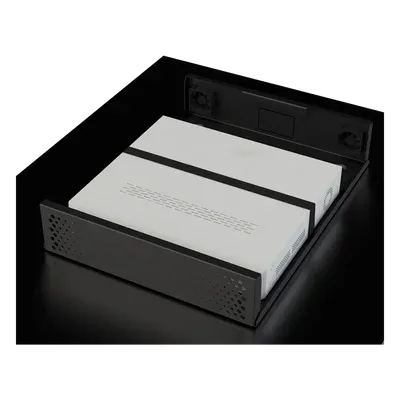 Galería 5 de Gabinete Metálico para DVR/NVR. Tamaño Max. de DVR/NVR: 445 x 88 x 400mm (An.xAl.xProf.). Compatible con Fuente SLIM.