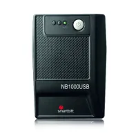 Vista 2 de NO-BREAK INTERACTIVO SMARTBITT  SBNB1000USB  1000VA - 500W, CLAVIJA NEMA 5-15P, 6 CONTACTOS TIPO NEMA 5-15R CON RESPALDO DE BATERIAS, REGULACION Y SUPRESION DE PICOS, PROTECCION RJ...