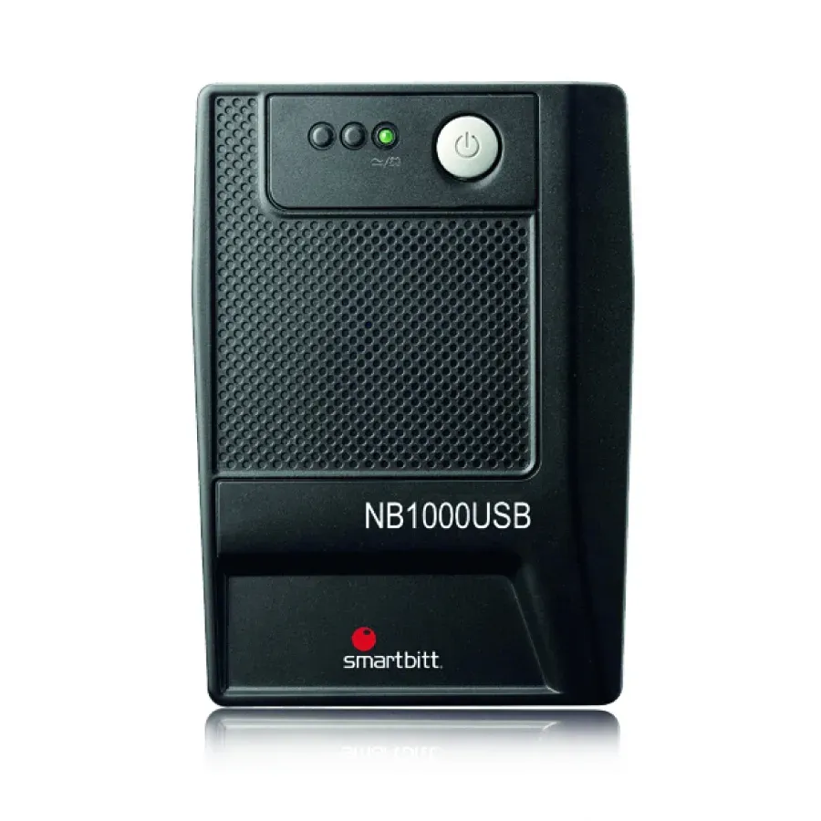 Galería 2 de NO-BREAK INTERACTIVO SMARTBITT  SBNB1000USB  1000VA - 500W, CLAVIJA NEMA 5-15P, 6 CONTACTOS TIPO NEMA 5-15R CON RESPALDO DE BATERIAS, REGULACION Y SUPRESION DE PICOS, PROTECCION RJ...