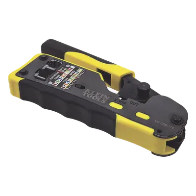 Galería 3 de Ponchadora/Pelacables/Cortacables con Matraca para Conectores Pass-Thru RJ45 y Conectores Estándar RJ11/RJ12.