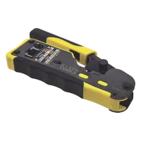 Vista 3 de Ponchadora/Pelacables/Cortacables con Matraca para Conectores Pass-Thru RJ45 y Conectores Estándar RJ11/RJ12.