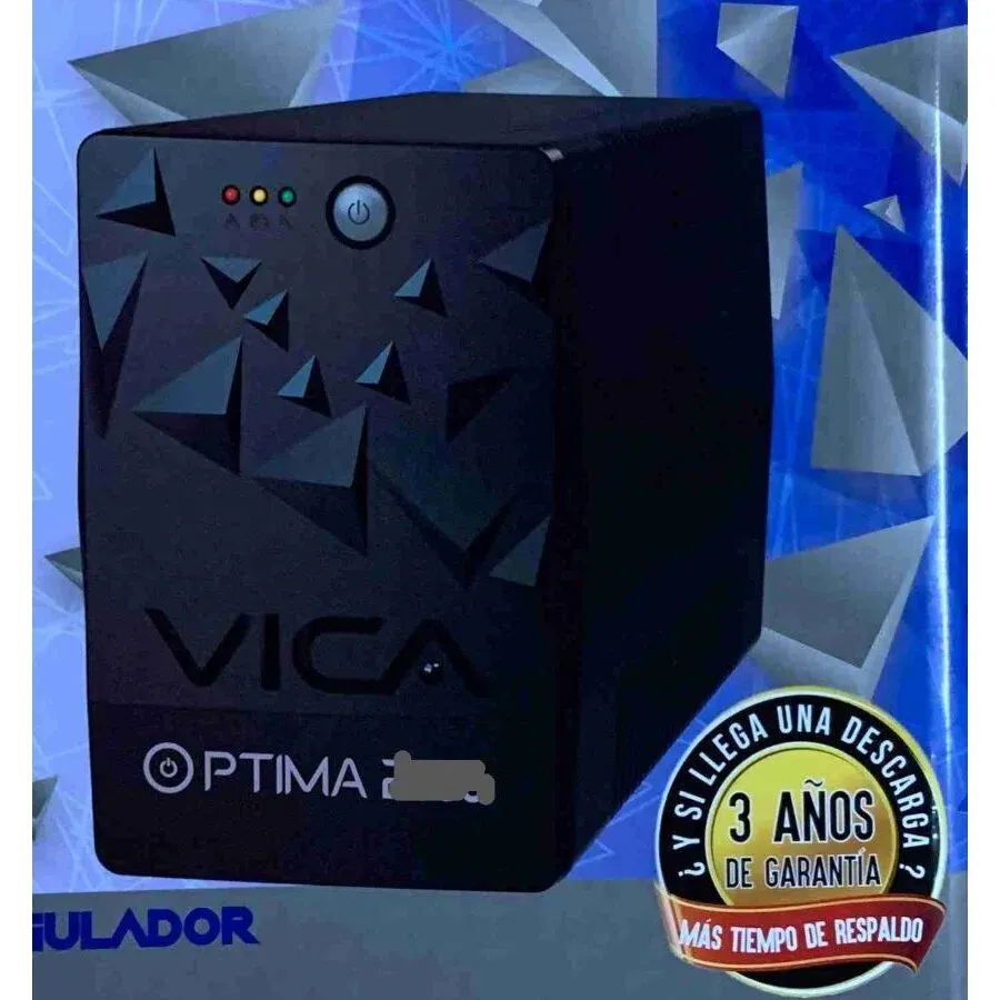 Galería 2 de NO BREAK UPS VICA OPTIMA 1250 1250VA - 600W 6TOMAS REGULADAS Y RESPALDADAS NEMA5-15R RJ11