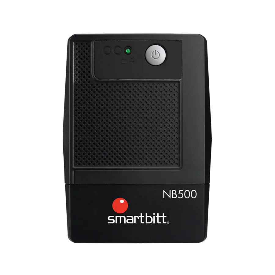 Galería 4 de NO BREAK INTERACTIVO SMARTBITT  SBNB500  500VA - 250W, CLAVIJA NEMA 5-15P, 4 CONTACTOS, TIPO NEMA 5-15R, TODOS CON RESPALDO DE BATERIAS, REGULACION Y SUPRESION DE PICOS.