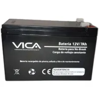 Vista 2 de BATERIA DE REEMPLAZO VICA 12V 7AH, GENERICA COMPATIBLE CON EL 80% DE NO BREAKS DE OTRAS MARCAS, 1 AÑO DE GARANTIA