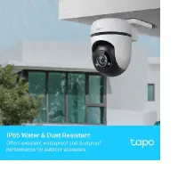 Vista 3 de CAMARA IP TP-LINK TAPO C500 WIFI EXTERIOR 2 MP1080P VISION PANORAMICA 360 RESISTENTE AGUA Y POLVO IP65 MICROSD 512GB VISION NOCTURNA DETECCION DE MOVIMIENTO AUDIO BIDIRECCIONAL