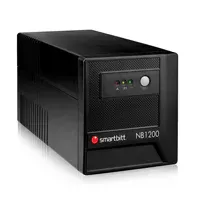 NO-BREAK INTERACTIVO SMARTBITT  SBNB1200  1200VA - 600W, CLAVIJA NEMA 5-15P, 8 CONTACTOS, TIPO NEMA 5-15R CON RESPALDO DE BATERIAS, REGULACION Y SUPRESION DE PICOS, PROTECCIN RJ-11...