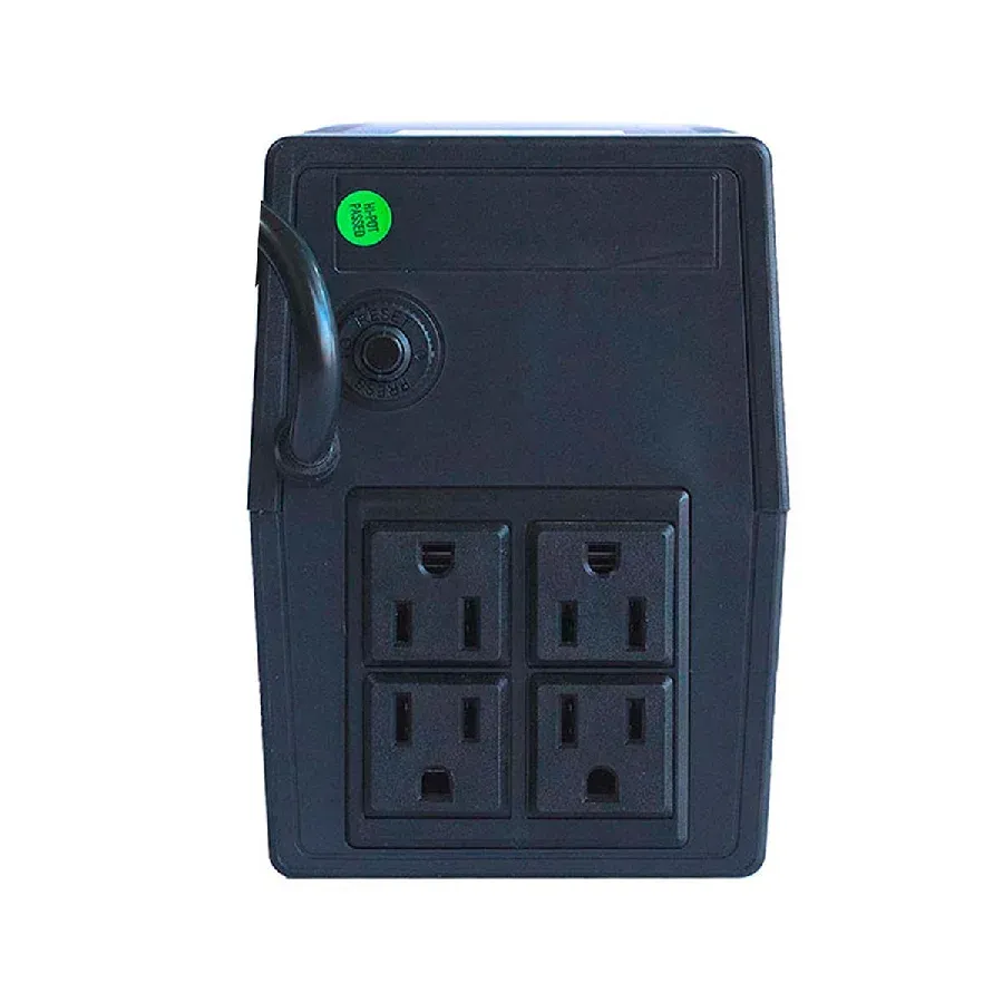 Galería 4 de NO-BREAK INTERACTIVO SMARTBITT  SBNB600   600VA - 300 W, CLAVIJA NEMA 5-15P, 4 CONTACTOS TIPO NEMA 5-15R, TODOS CON RESPALDO DE BATERIAS, REGULACION Y SUPRESION DE PICOS.
