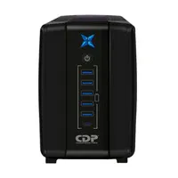 Vista 1 de NO BREAK INTERACTIVO CDP DE 500 VA - 250WATTS 8 CONT