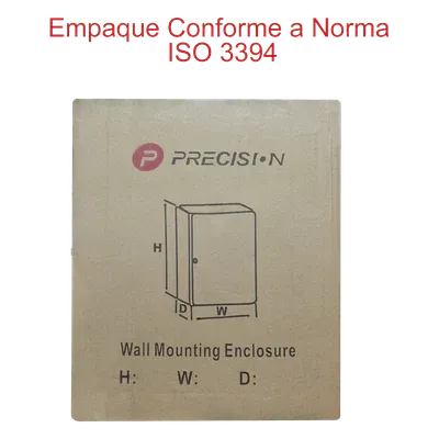 Galería 6 de Gabinete de Acero IP66 Uso en Intemperie (250 x 300 x 150 mm) con Placa Trasera Interior Metálica y Compuerta Inferior Atornillable (Incluye Chapa y Llave T).