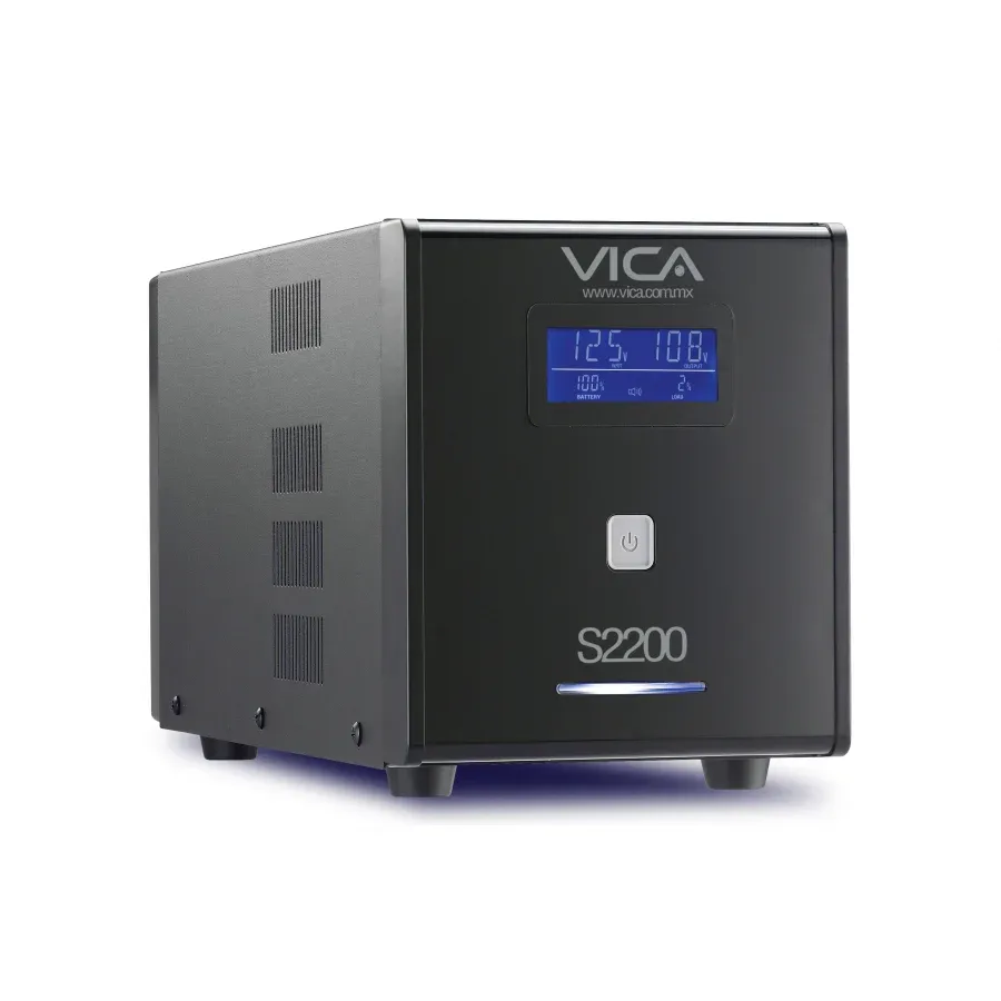 Galería 2 de NO BREAK UPS VICA S2200 2200VA - 1200W 10 TOMAS NEMA 5-15R (5