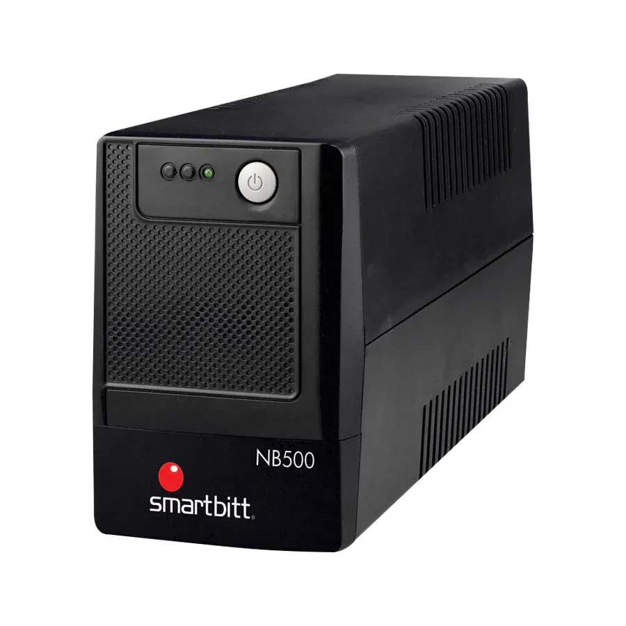 Galería 3 de NO BREAK INTERACTIVO SMARTBITT  SBNB500  500VA - 250W, CLAVIJA NEMA 5-15P, 4 CONTACTOS, TIPO NEMA 5-15R, TODOS CON RESPALDO DE BATERIAS, REGULACION Y SUPRESION DE PICOS.