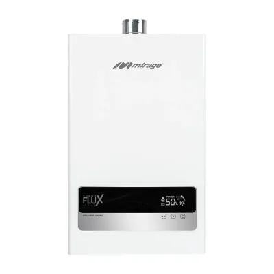 Boiler de Paso Mirage Turbo Flux Inverter Blanco 9.5 L/min WiFi Gas LP (MBF10AD)