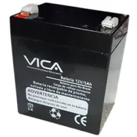 Galería 1 de BATERIA DE REEMPLAZO VICA 12V 5AH, GENERICA COMPATIBLE CON EL 80% DE NO BREAKS DE OTRAS MARCAS, 1 AÑO DE GARANTIA
