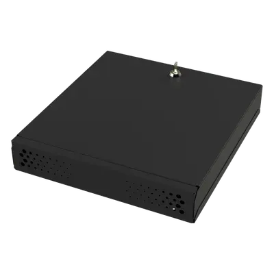 Gabinete Metálico para DVR/NVR. Tamaño Max. de DVR/NVR: 445 x 88 x 400mm (An.xAl.xProf.). Compatible con Fuente SLIM.