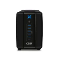 Vista 2 de NO BREAK INTERACTIVO CDP DE 1000 VA - 500WATTS 8 CONT