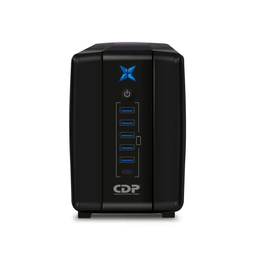 Galería 2 de NO BREAK INTERACTIVO CDP DE 1000 VA - 500WATTS 8 CONT