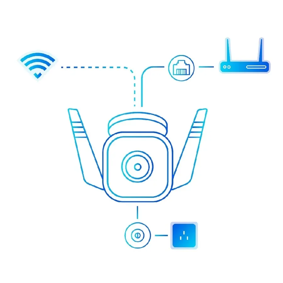 Galería 3 de CAMARA IP TP-LINK TAPO C310 WIFI PT EXTERIOR 3MP DETECCION DE MOVIMIENTO VISION NOCTURNA MICROSD 128GB AUDIO BIRIDECCIONAL ALARMA 15 FPS