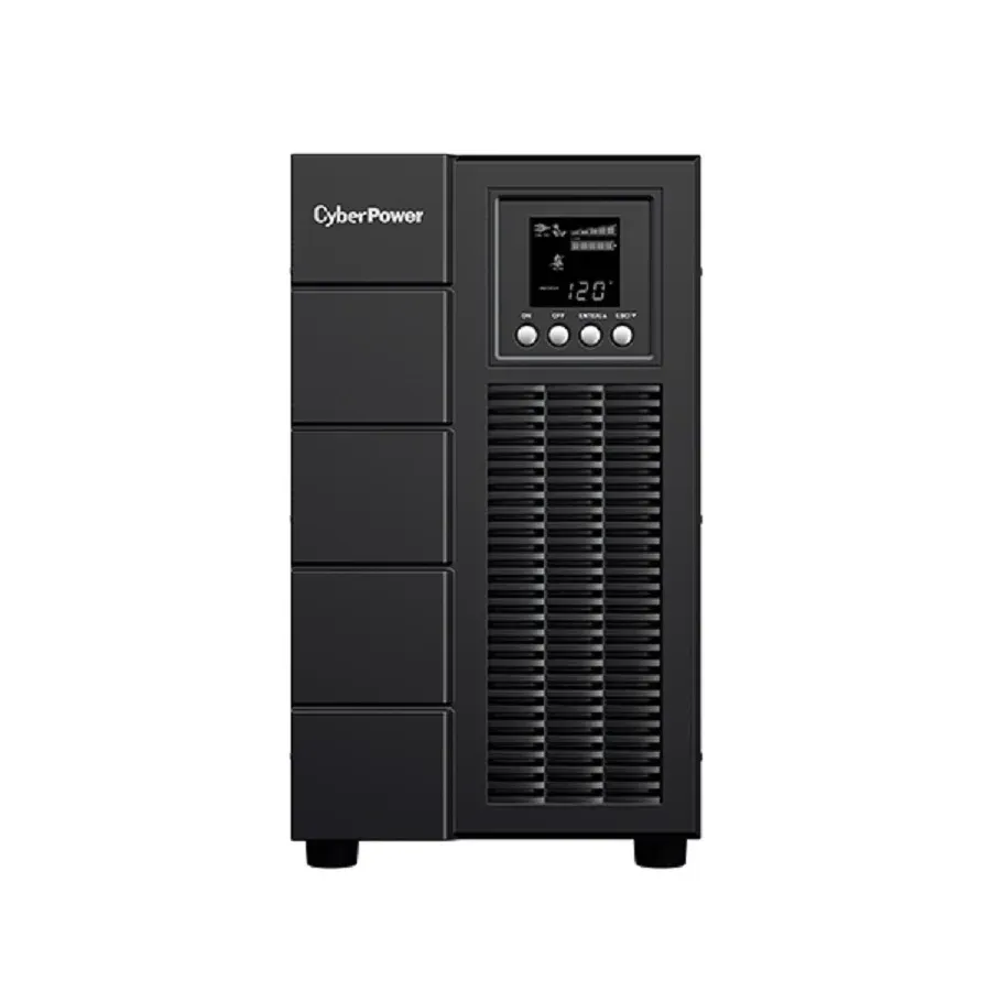 Galería 2 de NO BREAK CYBERPOWER OLS3000 3000VA - 2700W ONLINE, LCD ,TORRE, VOLTAJE DE ENTRADA Y SALIDA 120V, NEMA 5-20R X 4, 2 AÑOS DE GARANTA 1 BATERA.