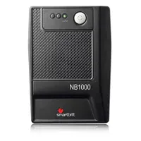 NO-BREAK INTERACTIVO SMARTBITT  SBNB1000USB  1000VA - 500W, CLAVIJA NEMA 5-15P, 6 CONTACTOS TIPO NEMA 5-15R CON RESPALDO DE BATERIAS, REGULACION Y SUPRESION DE PICOS, PROTECCION RJ...