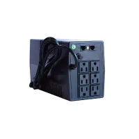 Vista 4 de NO-BREAK INTERACTIVO SMARTBITT  SBNB800  800VA - 400W, CLAVIJA NEMA 5-15P, 6 CONTACTOS, TIPO NEMA 5-15R, TODOS CON RESPALDO DE BATERIAS, REGULACION Y SUPRESION DE PICOS.