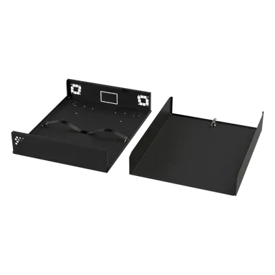 Galería 3 de Gabinete Metálico para DVR/NVR. Tamaño Max. de DVR/NVR: 445 x 88 x 400mm (An.xAl.xProf.). Compatible con Fuente SLIM.