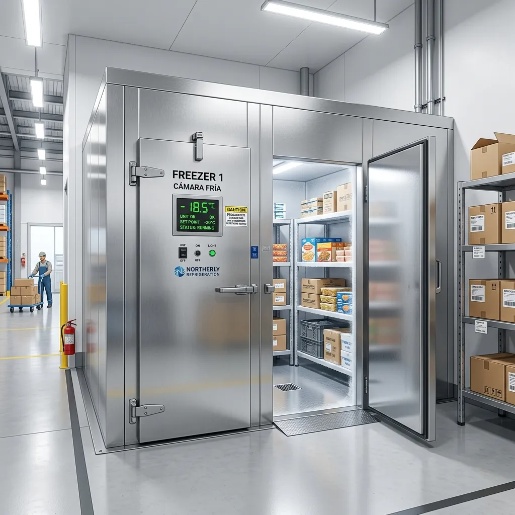 ¿Por qué mi cámara fría o refrigerador comercial no baja la temperatura?