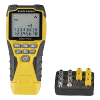 Vista 1 de Kit Scout™ Pro 3 Probador de Cables de Voz (RJ11/12), de Datos (RJ45) y de Video (Coaxial con conector F), 