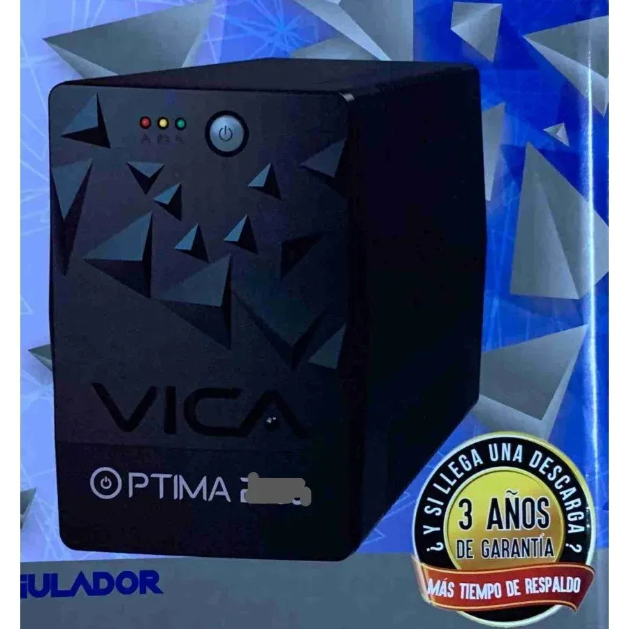 Galería 2 de NO BREAK UPS VICA OPTIMA 750 750VA - 375W 6 TOMAS REGULADAS Y RESPALDADAS NEMA 5-15R