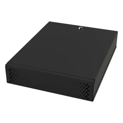 Galería 2 de Gabinete Metálico para DVR/NVR. Tamaño Max. de DVR/NVR: 445 x 88 x 400mm (An.xAl.xProf.). Compatible con Fuente SLIM.