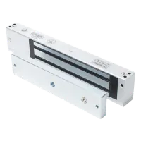 Vista 3 de Chapa Magnética de 600 lbs con LED Ultra-brillante, Sensor de Estado de Placa y Sin Magnetismo Residual