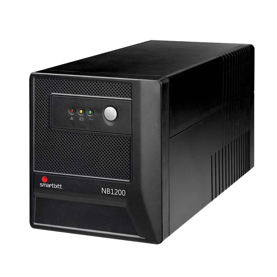 Galería 2 de NO-BREAK INTERACTIVO SMARTBITT  SBNB1200  1200VA - 600W, CLAVIJA NEMA 5-15P, 8 CONTACTOS, TIPO NEMA 5-15R CON RESPALDO DE BATERIAS, REGULACION Y SUPRESION DE PICOS, PROTECCIN RJ-11...