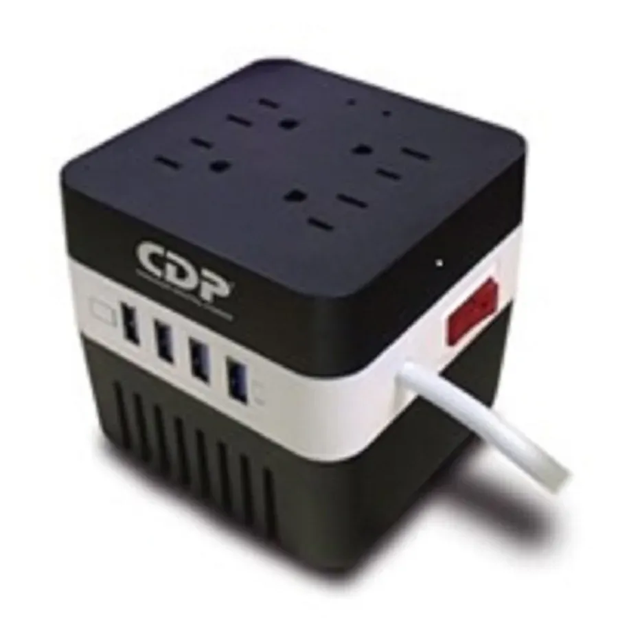Galería 2 de REGULADOR DE VOLTAJE CDP DE 600VA - 300W 4 CONT