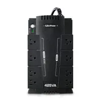 NO BREAK CYBERPOWER CP425SLG STANDBY 425VA - 255 W, 8 X NEMA 5-15R, 4 RESPALDO Y 4 SUPRESIN 3 AÑOS DE GARANTA INCLUYENDO BATERA.