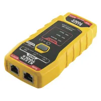 Vista 3 de Probador de Cables de Red y Probador de Cables de Datos LAN Explorer™ con Transmisor Remoto.