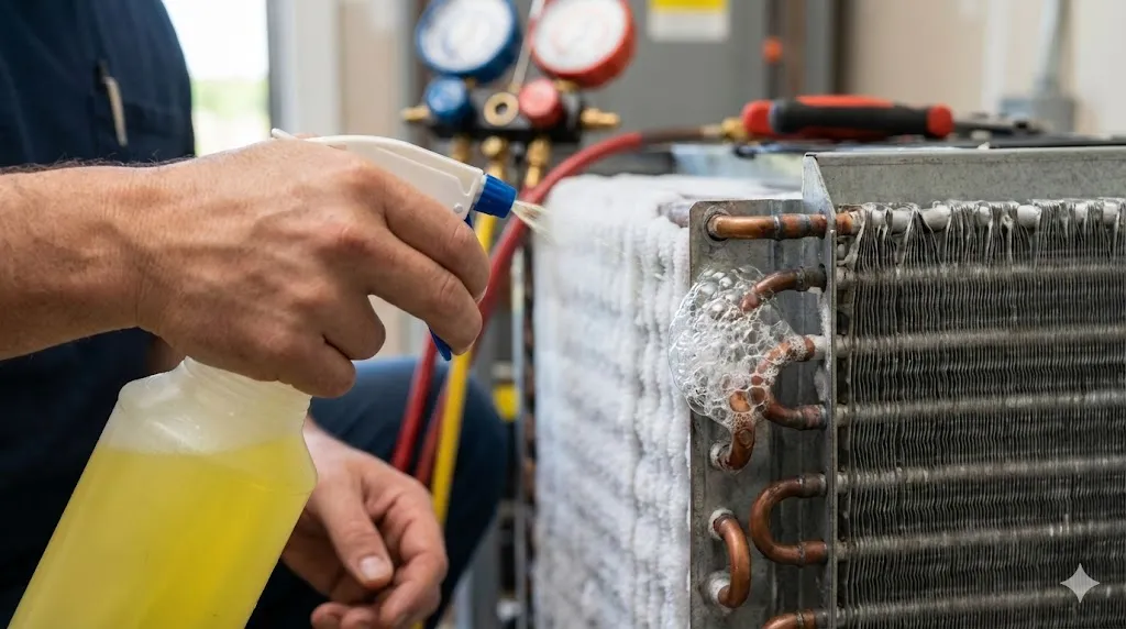 ¿Cómo detectar una fuga de refrigerante en tu sistema de climatización?